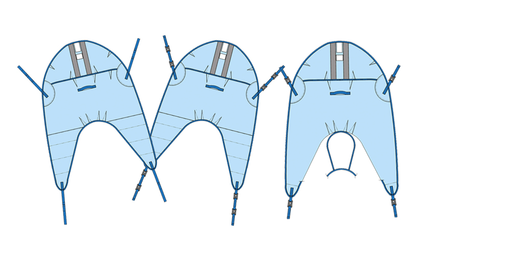 Patient Lifting Sling range