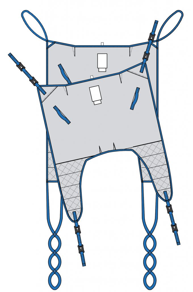 Universal patient lift sling